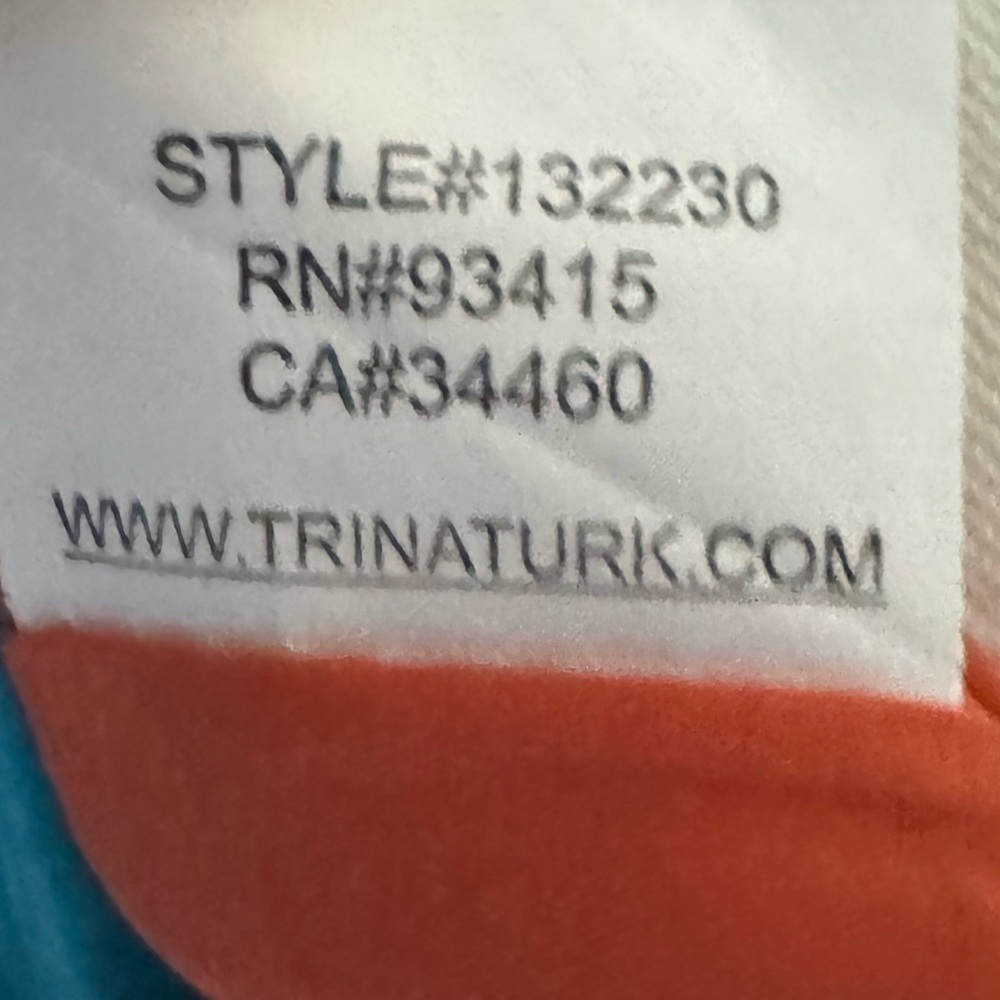 Trina Turk Colorblock Sheath Dress – Style 132230 🧡 - Picture 7 of 10